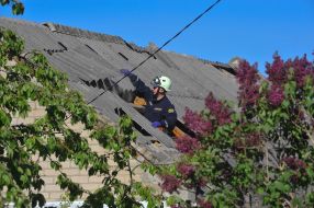 Consequences of the night rocket attack on Zaporizhzhia