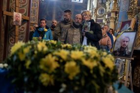 The funeral of Danil Denisevich