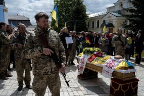 The funeral of Danil Denisevich