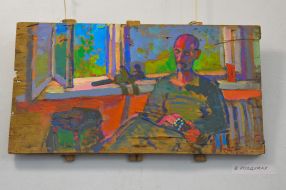 Exhibition of paintings by the military artist Volodymyr Bezruky