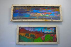 Exhibition of paintings by the military artist Volodymyr Bezruky