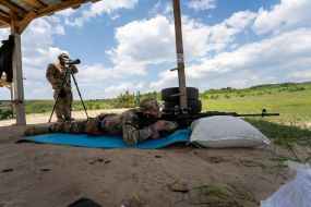 Тактические учения в Харьковской области