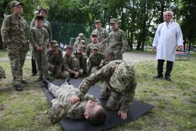 Military training-quest for children-cadets of Kyiv