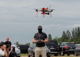 Demonstration drone flight