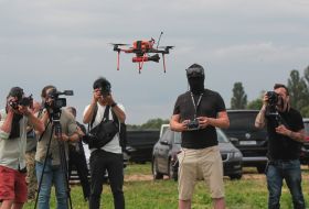 Demonstration drone flight