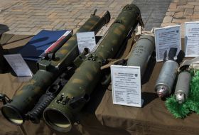 Уничтожена российская военная техника на Михайловской площади