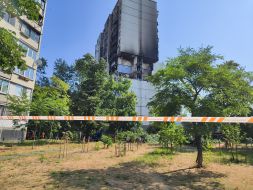Consequences of an explosion in a 16-storey building in Kyiv