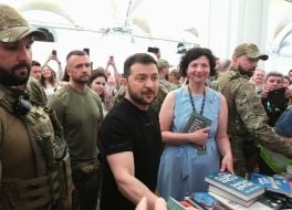 Volodymyr Zelenskyi at the Book Arsenal