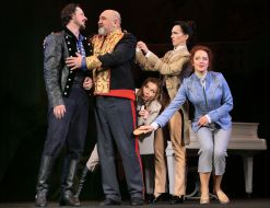 The premiere of the play "Ladies and Hussars"