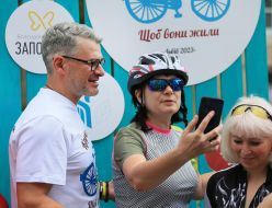 Cycle run "I pedal so they live" in Lviv