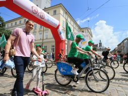 Cycle run "I pedal so they live" in Lviv