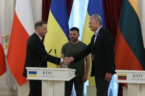Andrzej Duda, Volodymyr Zelenskyi, Gitanas Nauseda