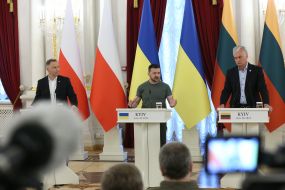 Andrzej Duda, Volodymyr Zelenskyi, Gitanas Nauseda