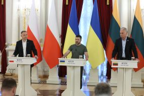 Andrzej Duda, Volodymyr Zelenskyi, Gitanas Nauseda