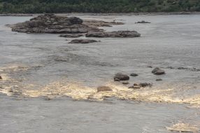 Dniprо River in Zaporozhye