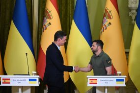 Meeting of Volodymyr Zelenskyi and Pedro Sanchez