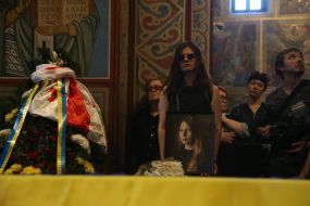 Funeral of Victoria Amelina