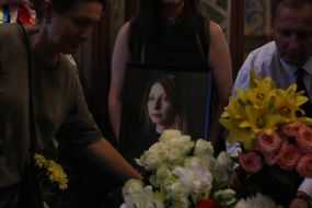 Funeral of Victoria Amelina