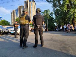 The situation near the Shevchenko District Court of Kyiv