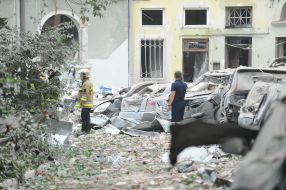 Consequences of the rocket attack on Lviv