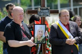 Farewell ceremony for those who died as a result of rocket fire