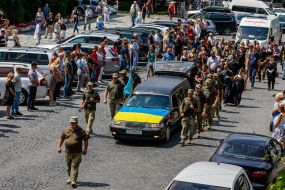 Церемонія прощання з Олександром Вашашем в Ужгороді