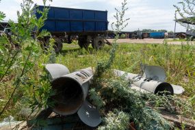 The remains of the shells
