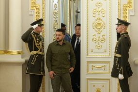 Volodymyr Zelenskyi and Yoon Seok Yeol