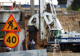 Реконструкция путепровода на пересечении ул. Дегтяревской и ул. Довженко в Киеве