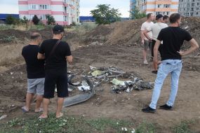 Последствия ночного обстрела Одессы