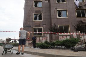Последствия ночного обстрела Одессы