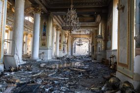 Consequences of a massive missile attack in Odesa