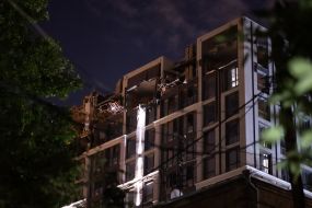 Consequences of a missile attack on the Dnipro