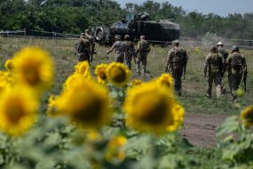 Servicemen of the 128th Territorial Defense Brigade took part in demining training