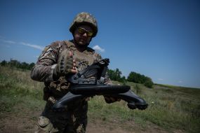 Servicemen of the 128th Territorial Defense Brigade took part in demining training