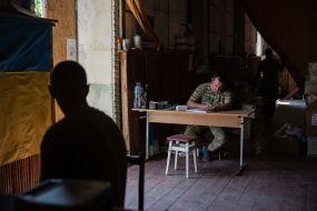 Стабилизационный пункт медиков вблизи фронта в Запорожской области