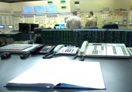 Control panel of the 3rd NPP power unit