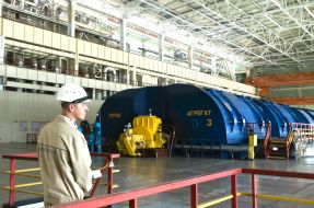 Engine room of the 3rd NPP power unit