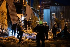 Ліквідація наслідків обстрілу Запоріжжя