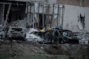 Consequences of the rocket attack on Zaporozhye