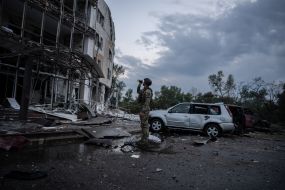 Consequences of the rocket attack on Zaporozhye