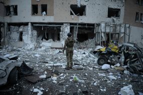 Consequences of the rocket attack on Zaporozhye