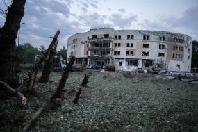 Consequences of the rocket attack on Zaporozhye