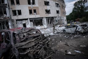 Consequences of the rocket attack on Zaporozhye