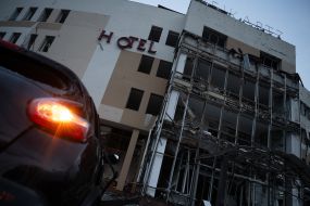 Consequences of the rocket attack on Zaporozhye