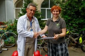 Yuriy Yatsina and Lesya Loyko