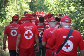 Meeting of volunteers of Ukrainian Red Cross rapid response units