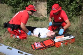 Rendering first aid to the conditionally injured