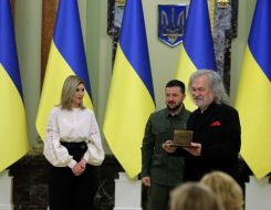 Volodymyr Zelenʹkyy, Olena Zelenska, Taras Petrynenko