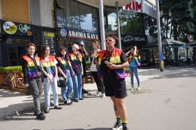 Учасники маршу в рамках «ХарківПрайду»